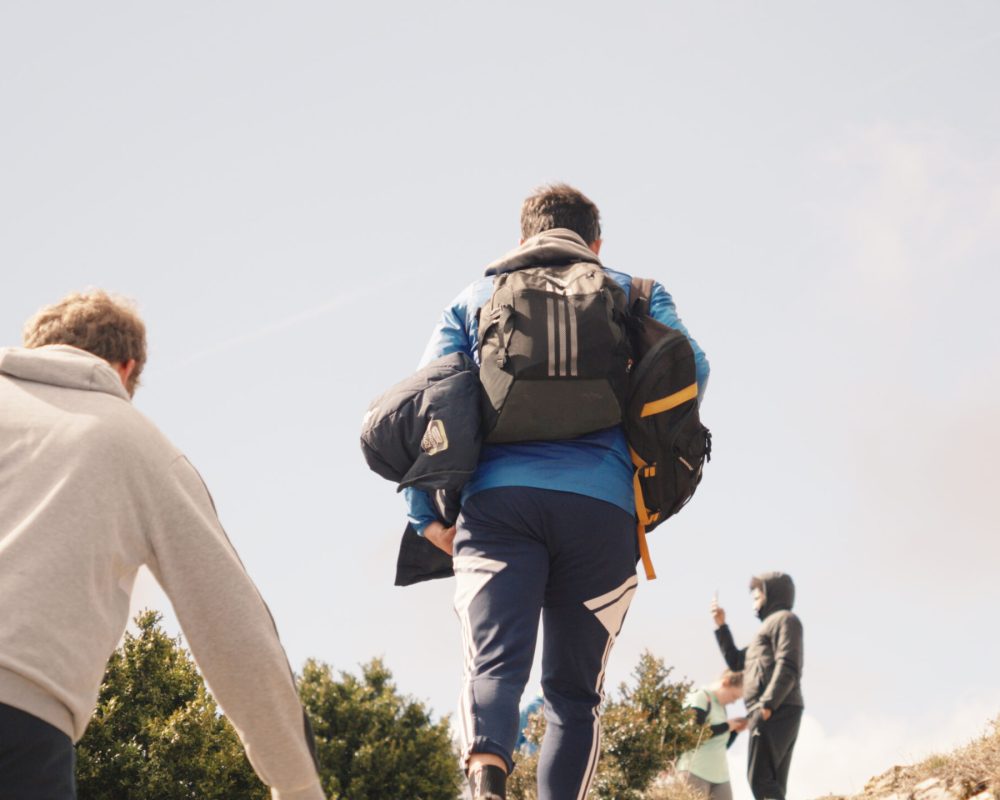 Randonnée avec des jeune du cfa futur o sud fea dans la drome avec martin